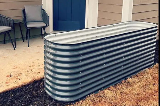 Modular raised garden bed (3in1)  L dark gray