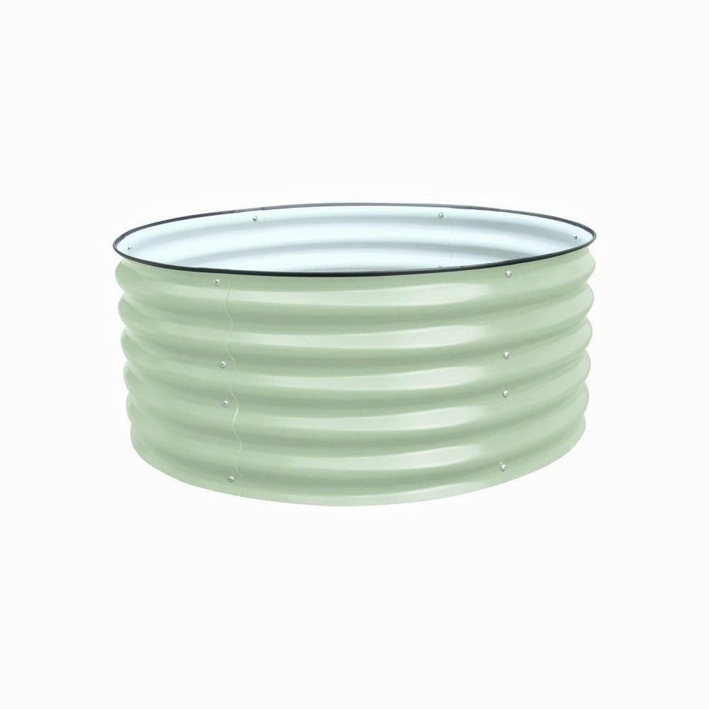 Ümmargune metallist peenrakast GroVegz suurus M oliiviroheline