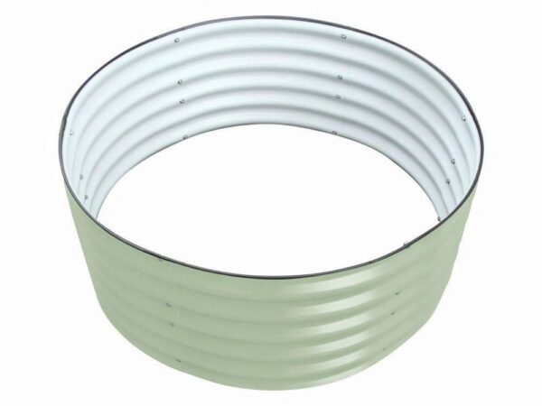 Ümmargune metallist peenrakast GroVegz suurus M oliiviroheline