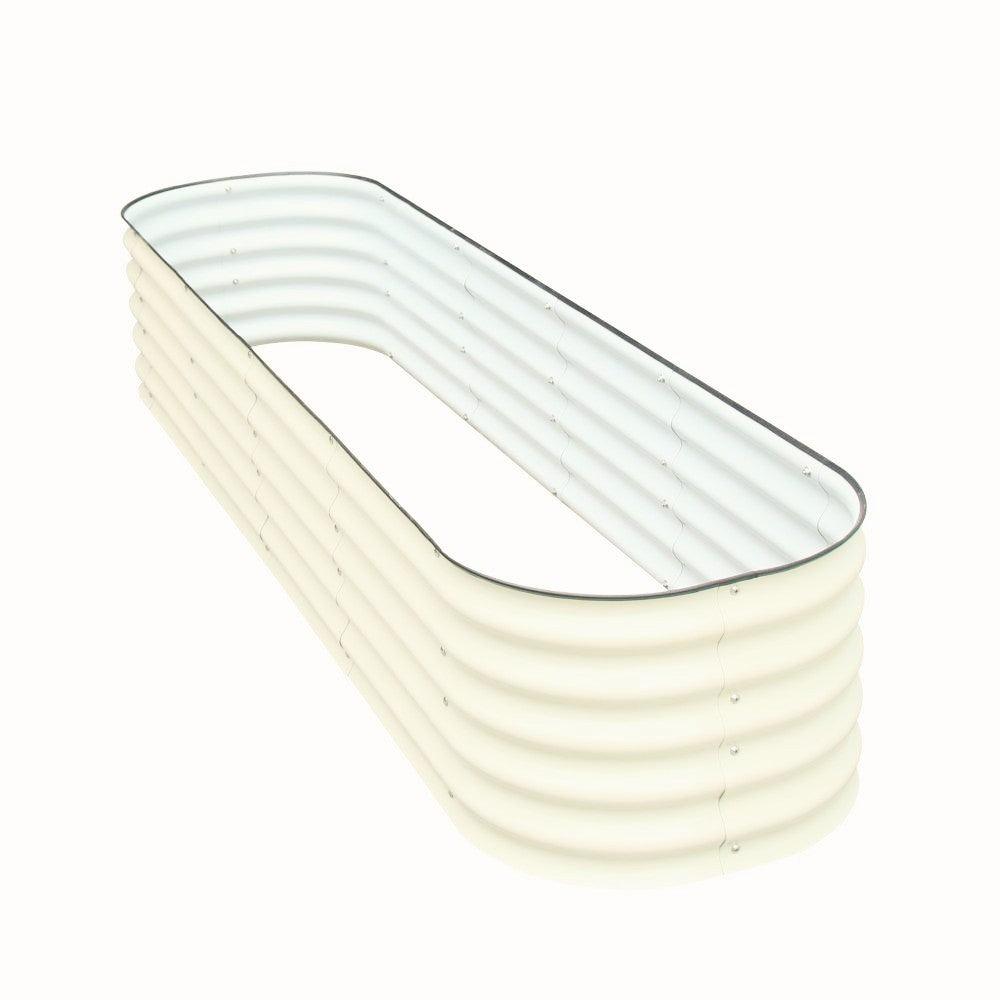 Metallist peenrakast GroVegz suurus M valge