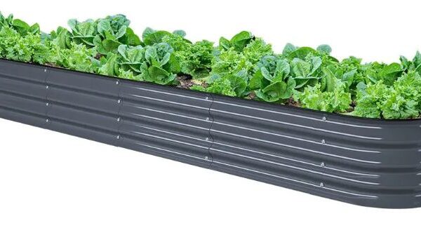 Metallist peenrakast GroVegz suurus M tumehall