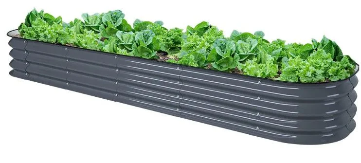 Metallist peenrakast GroVegz suurus M tumehall